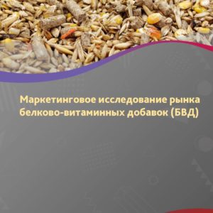 Маркетинговое исследование рынка белково-витаминных добавок (БВД) в России